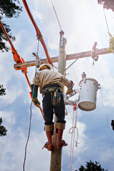 Utility worker protective clothing